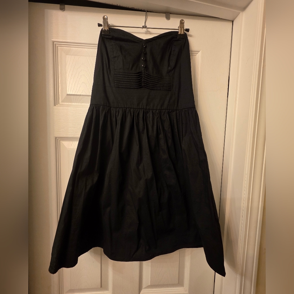 BeBop Black Strapless Mini Dress